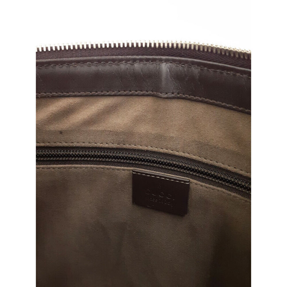 Gucci Messenger GG Supreme Brown Shoulder Bag Crossbody - Picture 5 of 9